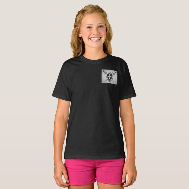 Camiseta Espada e Blindagem Eph. 6:11 (Frente Completa)
