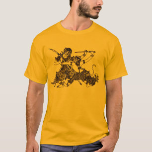CAMISETA ESPADA HINDU DO SUL DA ÁSIA DOS DEUSES HANUMAN