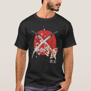 Camiseta Espada Katana de Samurai Japonês Antigo