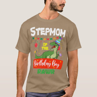 Camiseta Espada-Mãe Do Raptor De Dinossauro De Aniversário 