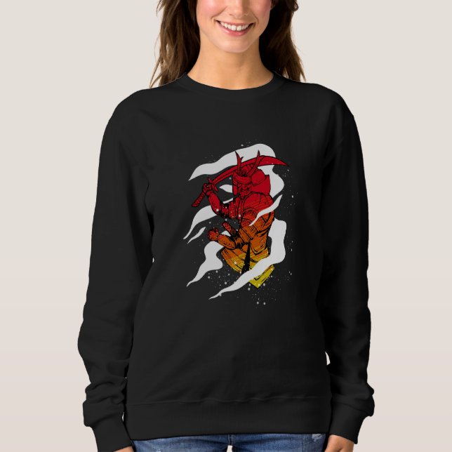 Camiseta Espada Samurai Samurai do Japão (Frente)