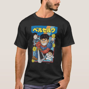 Camiseta Espadachim Blindado Retro – Estilo Clássico de Man