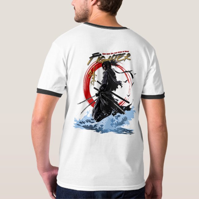 Camiseta Espadachim | Ringue masculino (Parte Traseira Completa)