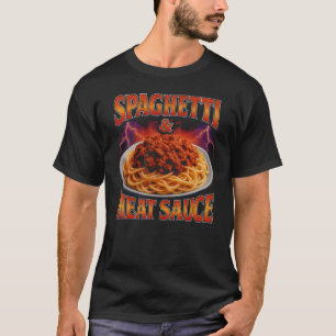 Camiseta Espaguete Comida favorita Funny Weird 90s Espaghet