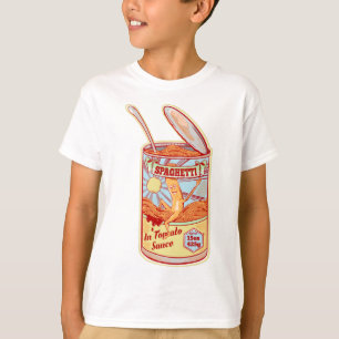 Camiseta Espaguete pode retro-poster