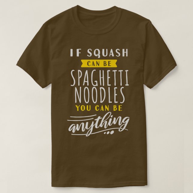 Camiseta Espaguete Vegetal Noodle Engraçado Veggie Foo (Frente do Design)