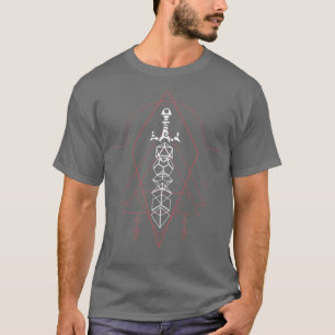 Camiseta Espalha do Conjunto de Dosagens Polidedro Esoterér