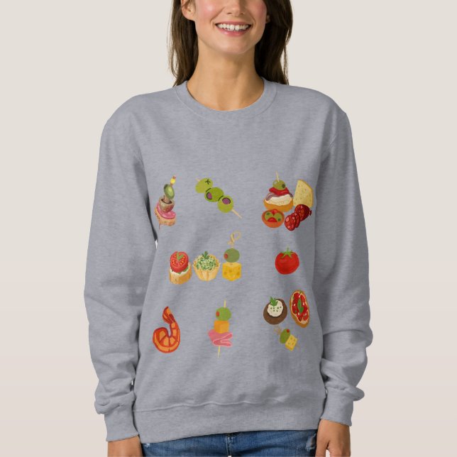 Camiseta Espalhamento de Tapas Espanholas (Frente)