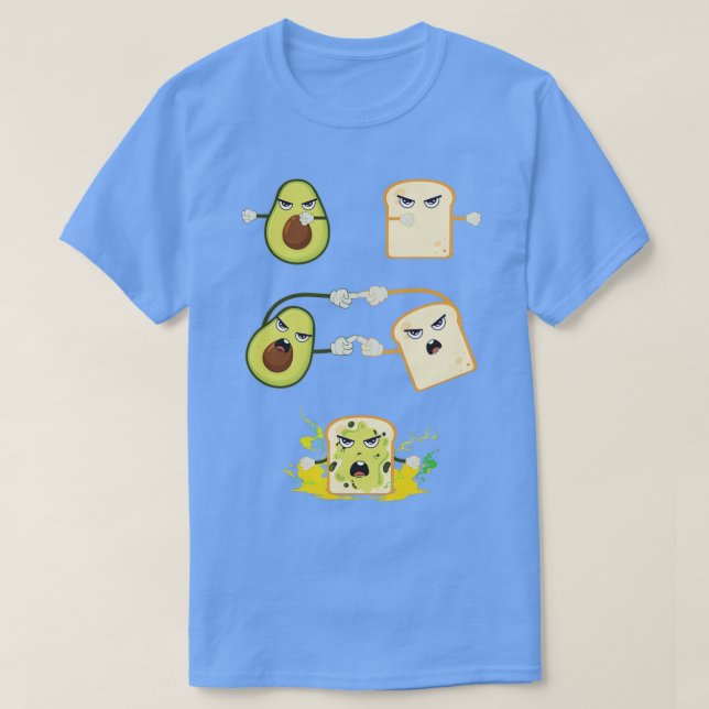 Camiseta Espalhamento do pão do Avocado Toast Fusion Guacam (Frente do Design)