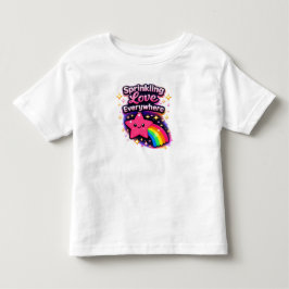 Camiseta Espalhando Amor em Todo Lugar 2 – Garotinha Adoráv