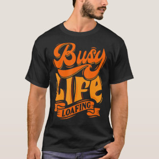 Camiseta Espalhando Em Torno Da Vida Ocupada Slogans & Q