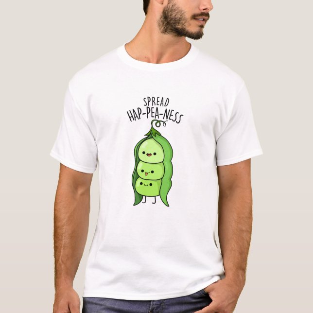 Camiseta Espalhar a ervilha-doce Engraçada Peas Pun (Frente)