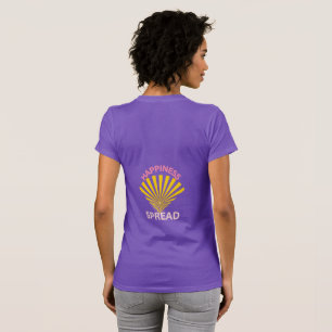 Camiseta "Espalhar a felicidade" Camisa-T feminina