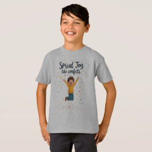Camiseta Espalhar Alegria Como Design de Positividade Confe