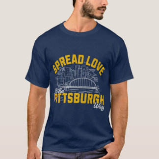 Camiseta Espalhar amor É o caminho de Pittsburgh