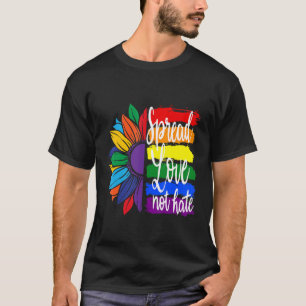 Camiseta Espalhar amor não ódio, ORGULHO LGBT