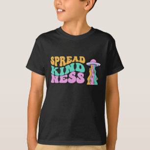 Camiseta Espalhar Bondade Pastel Ufo Rainbow Sticker