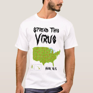 Camiseta Espalhar este vírus