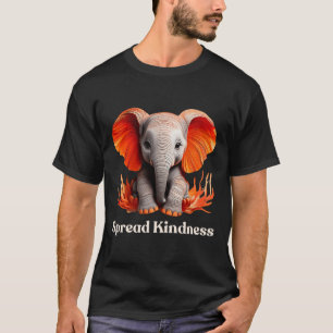 Camiseta Espalhar gentileza Ba-avermelhada-Laranja-Cuta