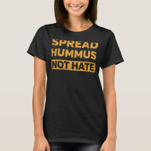 Camiseta Espalhar Hummus não odeia vegetariano