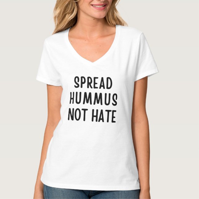 Camiseta Espalhar Hummus sem Ódio (Frente)