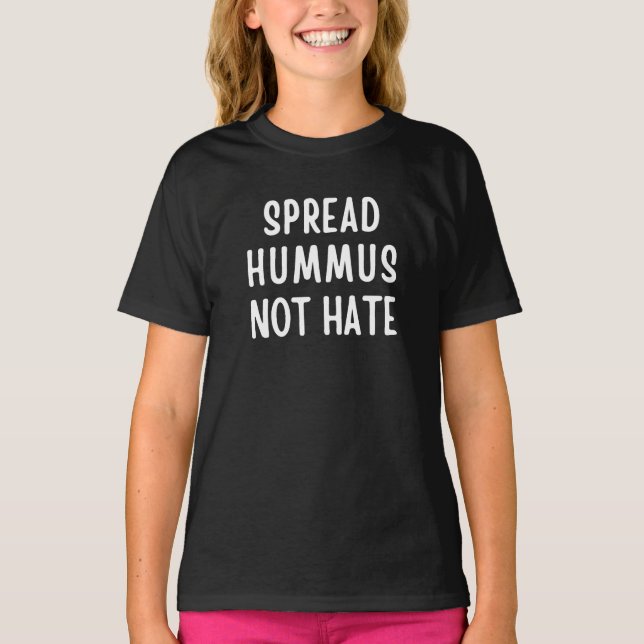 Camiseta Espalhar Hummus sem Ódio (Frente)