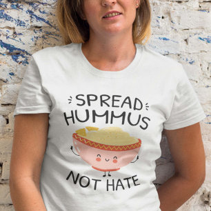 Camiseta Espalhar o Hummus sem Ódio