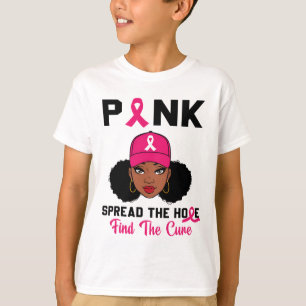 Camiseta Espalhe A Esperança Para Encontrar O Cancer Da Mam