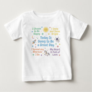 Camiseta Espalhe a Mensagem de Alegria para Pequenos Humano