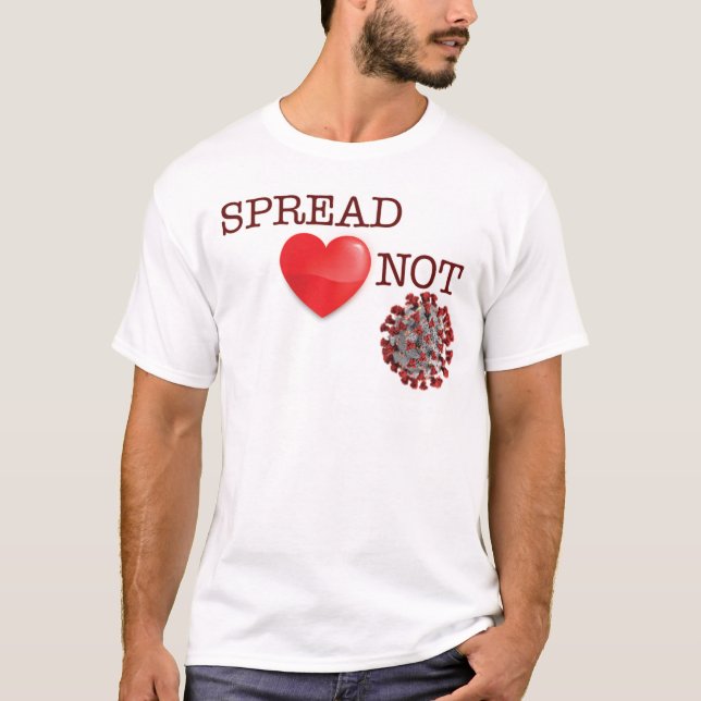 Camiseta Espalhe Amor Não Covid (Frente)
