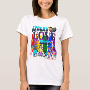 Camiseta Espalhe Amor, Não Ódio   Orgulho 