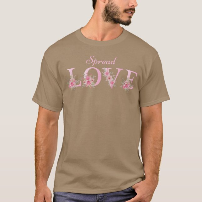 Camiseta Espalhe Amor rapaz (Frente)