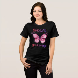 Camiseta Espalhe as Suas Asas – Borboleta Inspiradora