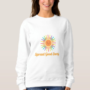 Camiseta Espalhe boa energia Design de retrorreflector po