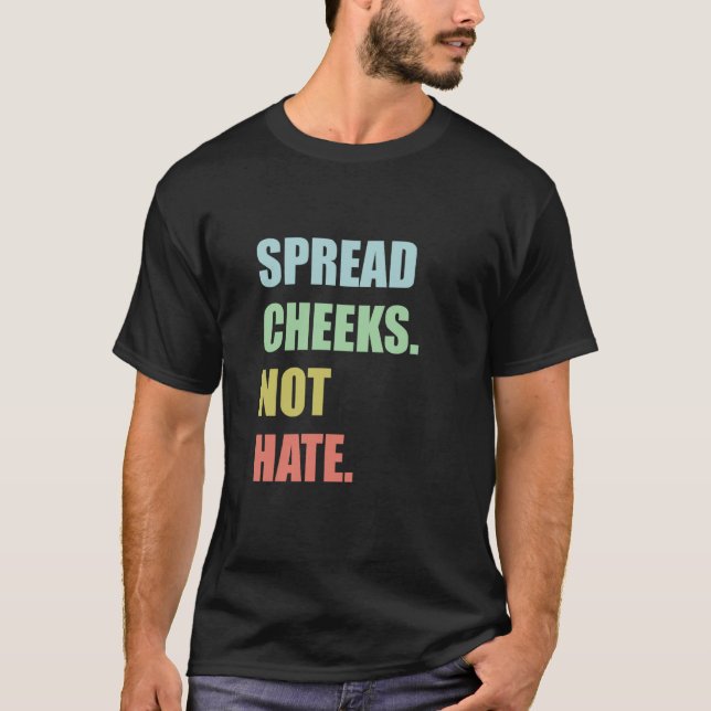 Camiseta Espalhe Bochechas. Não Ódio. (Frente)