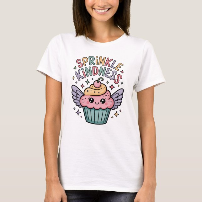 Camiseta Espalhe Bondade | Cupcake (Frente)