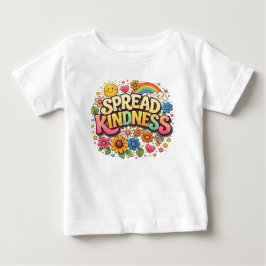 Camiseta Espalhe Bondade – Lindo Arco-íris Floral