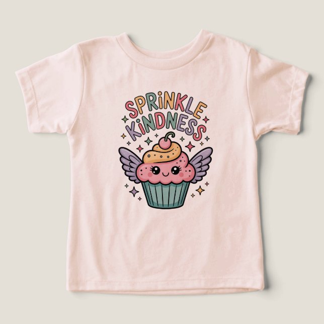 Camiseta Espalhe Gentileza | Cupcake (Design frontal)