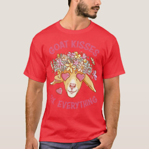 Camiseta Espalhe o amor e o riso com nossos beijos de cabra
