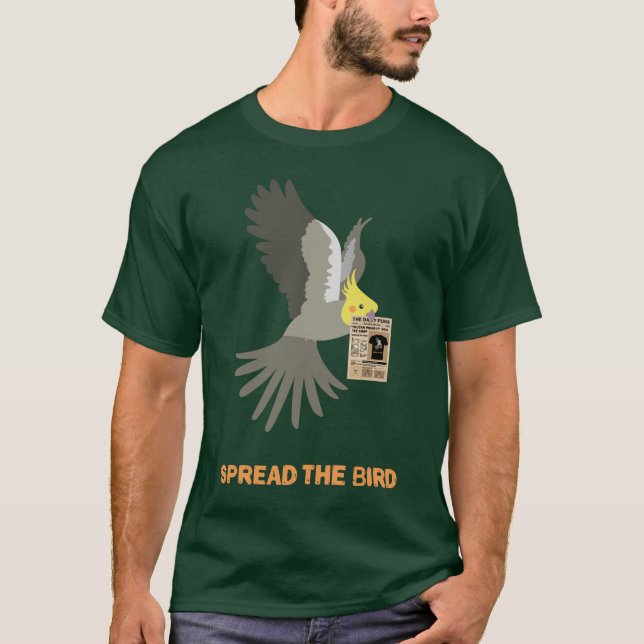 Camiseta Espalhe o Pássaro! (Frente)