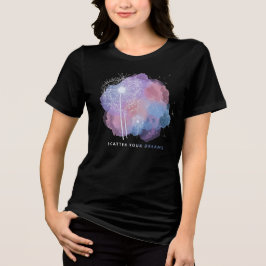 Camiseta Espalhe Seus Sonhos - Dandelion Pastel Estético W