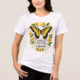 Camiseta Espalhe suas Asas e Floresça