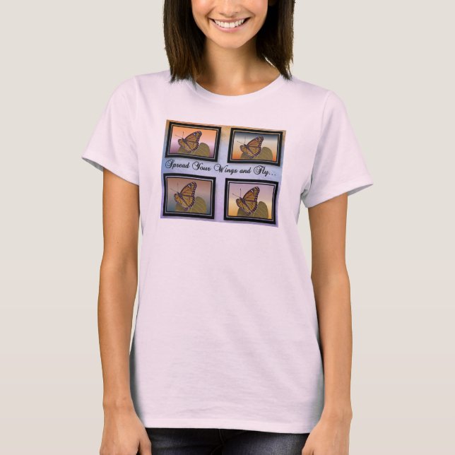 Camiseta Espalhe suas asas e voe (Frente)