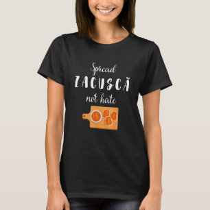 Camiseta Espalhe Zacuca Não Odeia Chef Romeno Engraçado De