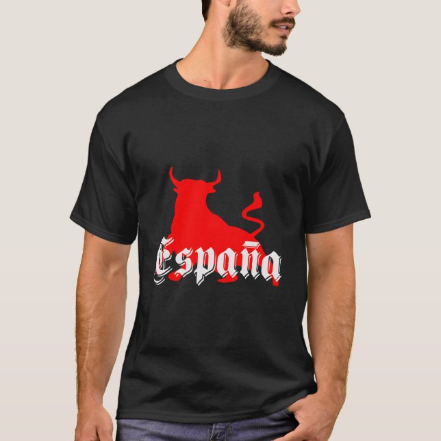 Camiseta Espana Espanha Bull (Frente)