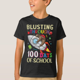 Camiseta Espancando Por 100 Dias Da Escola 2023