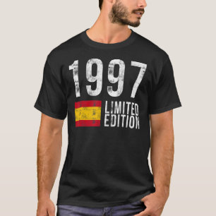 Camiseta espanha 1997 com Bandeira Aniversário