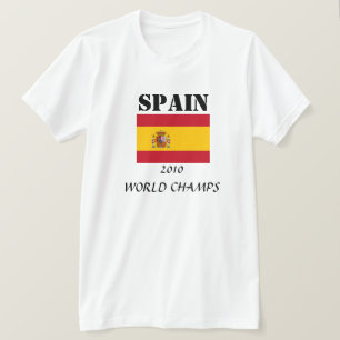 CAMISETA ESPANHA 2010 - CHAMPS MUNDIAIS