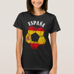 Camiseta Espanha Bandeira da Espanha Jogador de Futebol Org
