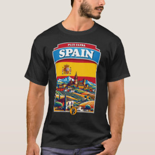 Camiseta Espanha Barcelona Flag Europe